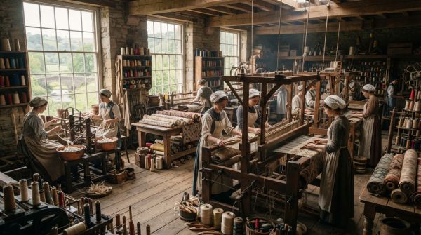 Explore Macclesfield's Intriguing Heritage Workshops on British Silk Production!